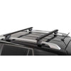 Menabo Jackson Black Raised Rail Roof Bars 1200mm (90kg Max.)