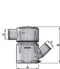 VETUS waterlock type MGP, inlet 90mm-45°, outlet 90mm (MGP9090)