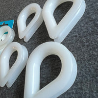 11 X NYLON THIMBLES - ROPE SPLICING LOOP REINFORCERS - VARIOUS DIFFERENT SIZES
