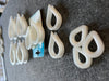 11 X NYLON THIMBLES - ROPE SPLICING LOOP REINFORCERS - VARIOUS DIFFERENT SIZES