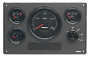 VETUS engine panel type MP34, 24V, with black instruments