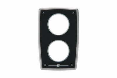 VETUS Aluminium extension panel for two gauges