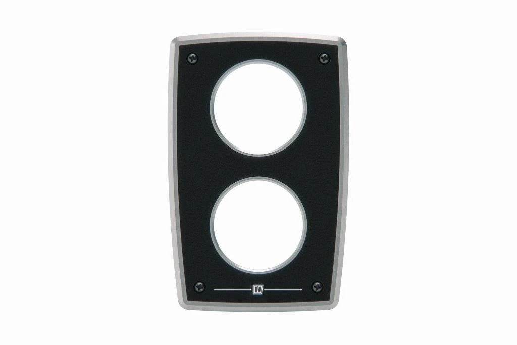 VETUS Aluminium extension panel for two gauges