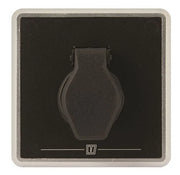 VETUS V-CAN panel for electric propulsion with key switch, black