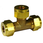AG Equal Tee Gas Coupling 10mm Compression