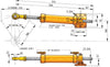 VETUS hydraulic cylinder for 10 mm tubing (MTC17510)
