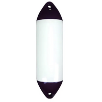 F1 Cylindrical Fender - White - 15cm x 61cm