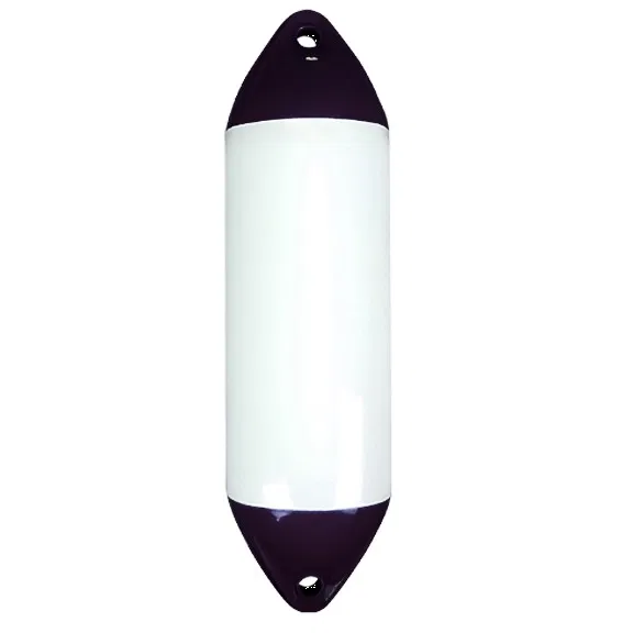 F1 Cylindrical Fender - White - 15cm x 61cm