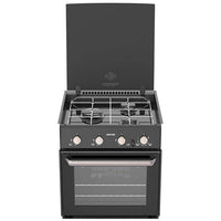 Thetford Triplex Oven and Grill Black with Shut Off Lid