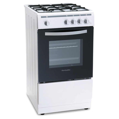 Montpellier MSG50W Single Cavity Gas Cooker (50cm)