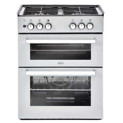 Belling LPG Cooker with 4 Burner Hob in Silver (602DITC)