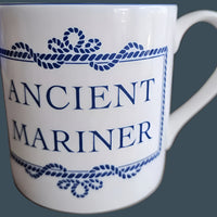 SAILING BOATING MARINE DRINKING BONE CHINA MUG MUGS "ANCIENT MARINER" FUN GIFTS