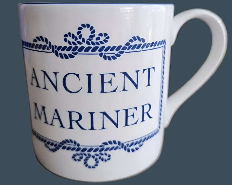 SAILING BOATING MARINE DRINKING BONE CHINA MUG MUGS "ANCIENT MARINER" FUN GIFTS