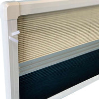 Campervan Hinged Window Black Alloy Frame 500 (W) x 350mm (H)