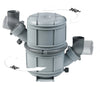 VETUS Dual-stage waterlock with 76mm hose connections, 10 litres