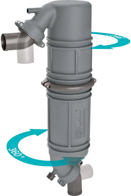 VETUS muffler/gooseneck type NLPG, 40mm hose connections