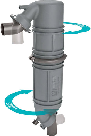 VETUS muffler/gooseneck type NLPG, 40mm hose connections