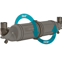 VETUS Rotatable waterlock/muffler type NLPH40