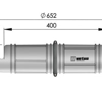 VETUS Rotatable waterlock/muffler type NLPH50 (NLPH50)
