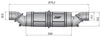 VETUS Rotatable waterlock/muffler type NLPH75 (NLPH75)