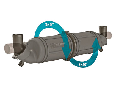 VETUS Rotatable waterlock/muffler type NLPH90