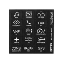 VETUS Set name plates np13 for