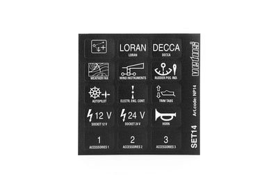 VETUS Set name plates