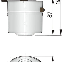 VETUS wiper motor set, incl. wiper motor, arm and blade, 12 Volt (ORW12SET)