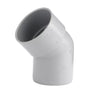 Osma Weld 40mm Bend 45 Male & Female Grey