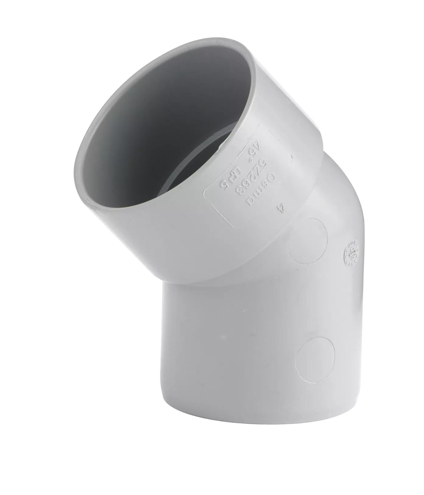 Osma Weld 40mm Bend 45 Male & Female Grey