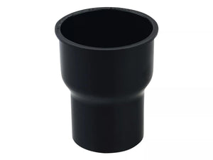 Osma Roundline Connector Cast Iron Pipe Black 68mm