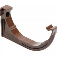 Osma Roundline Gutter Fascia Bracket Brown 112mm