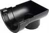 Osma Roundline Stopend Outlet Black 112mm