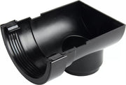 Osma Roundline Stopend Outlet Black 112mm