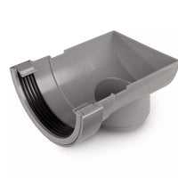 Osma Roundline Stopend Outlet Grey 112mm