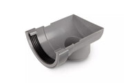 Osma Roundline Stopend Outlet Grey 112mm