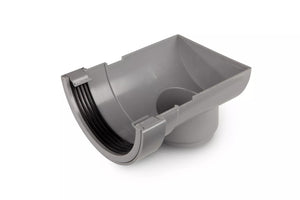 Osma Roundline Stopend Outlet Grey 112mm