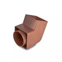 Osma Squareline Offset Bend Brown 61mm