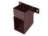 Osma Squareline Pipe Shoe & Brackt Brown 61mm