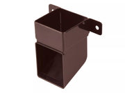 Osma Squareline Pipe Shoe & Brackt Brown 61mm