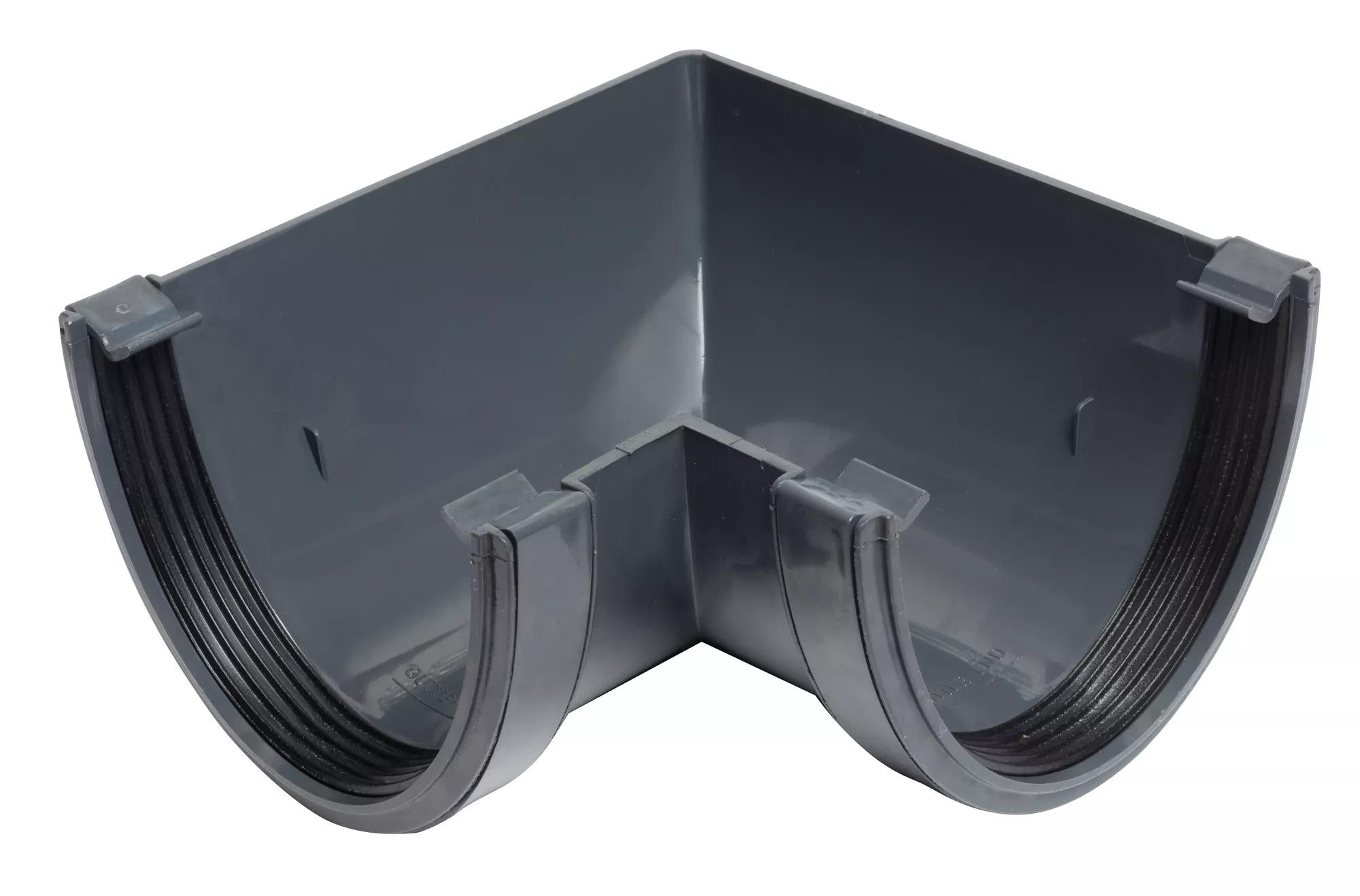Osma Deepline Gutter Angle 90°  Anthracite Grey 113mm