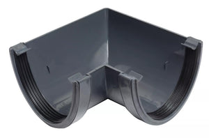 Osma Deepline Gutter Angle 90°  Anthracite Grey 113mm