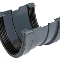 Osma Deepline Gutter Union  Anthracite Grey 113mm