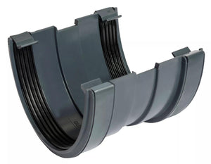 Osma Deepline Gutter Union  Anthracite Grey 113mm