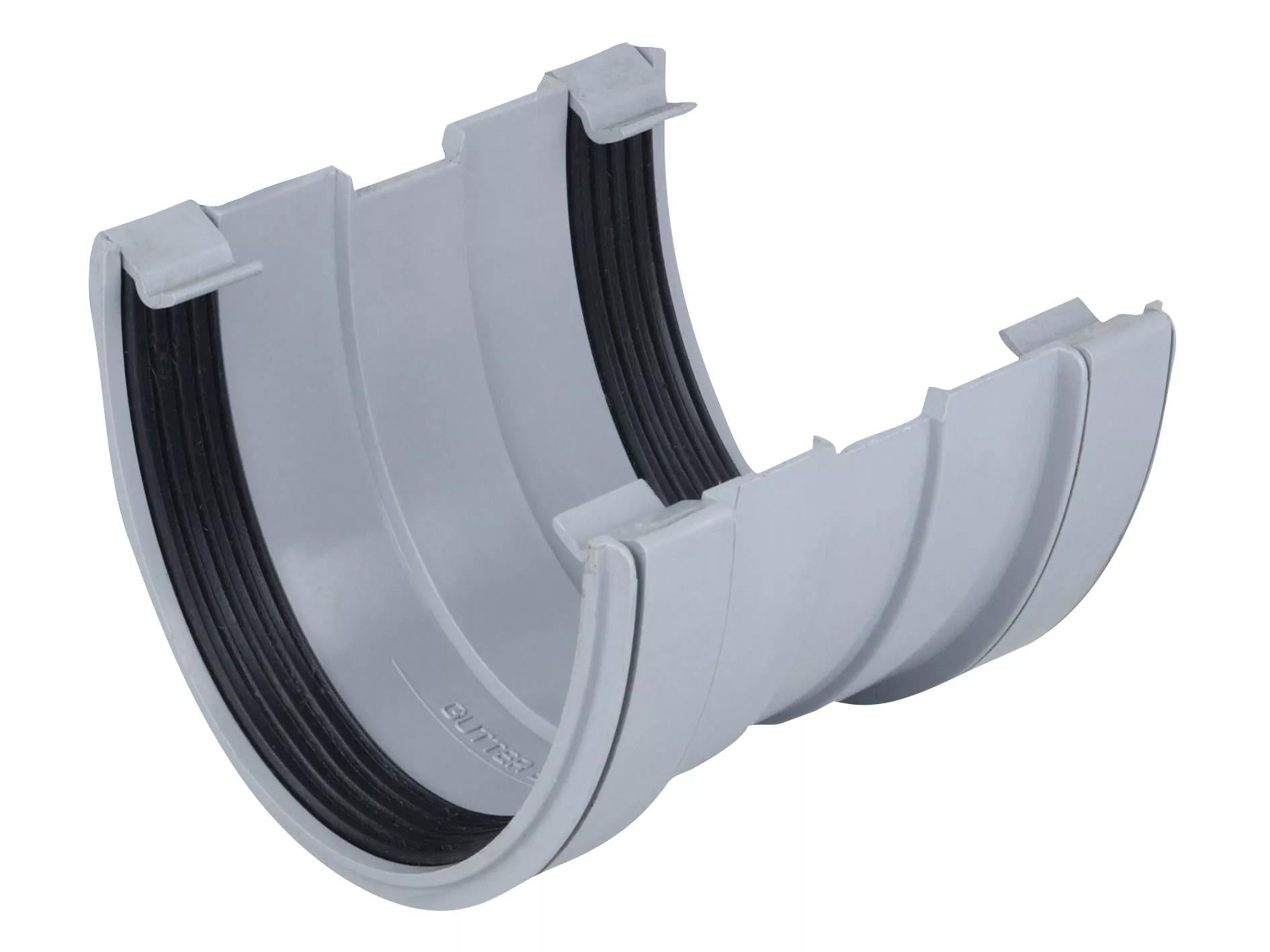 Osma Deepline Gutter Union Grey 113mm