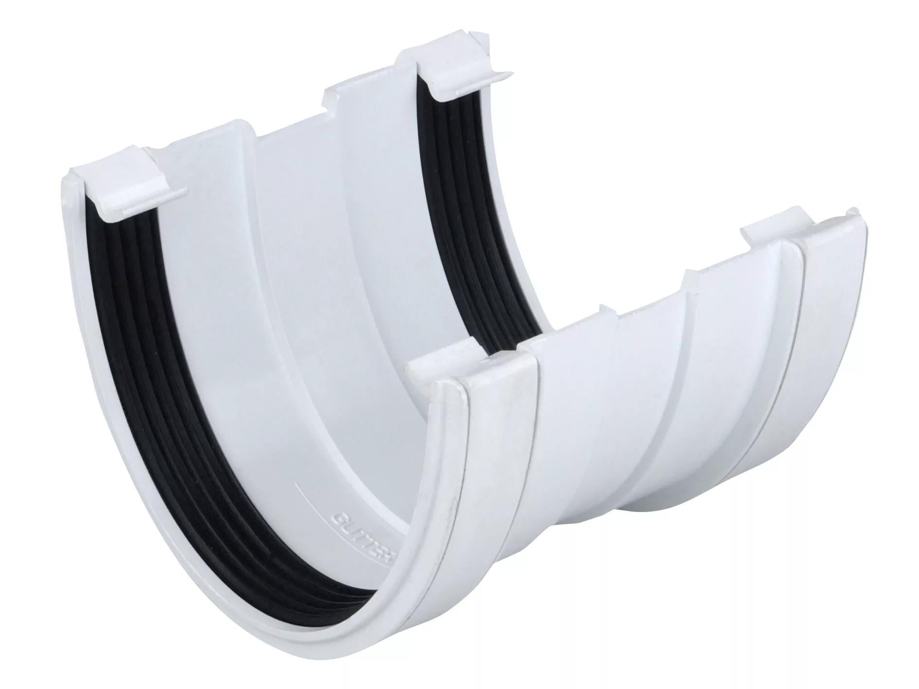 Osma Deepline Gutter Union White 113mm