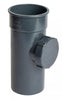 Osma Roundline Access Pipe 68mm Anthracite Grey