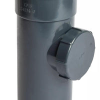 Osma Roundline Access Pipe 68mm Anthracite Grey