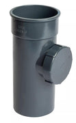 Osma Roundline Access Pipe 68mm Anthracite Grey