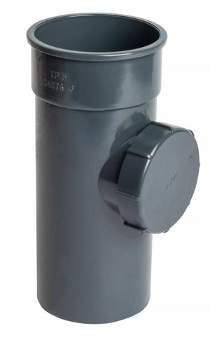 Osma Roundline Access Pipe 68mm Anthracite Grey